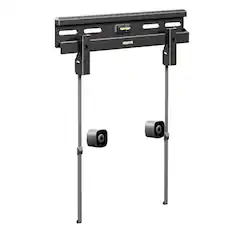 Front. Mount-It! - No Stud TV Wall Mount for 23"–65" TVs – Easy Drywall Install, Low Profile & Quick Release - Black.