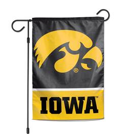 WinCraft - Iowa Hawkeyes 12" x 18" Double-Sided Logo Garden Flag - Multicolor