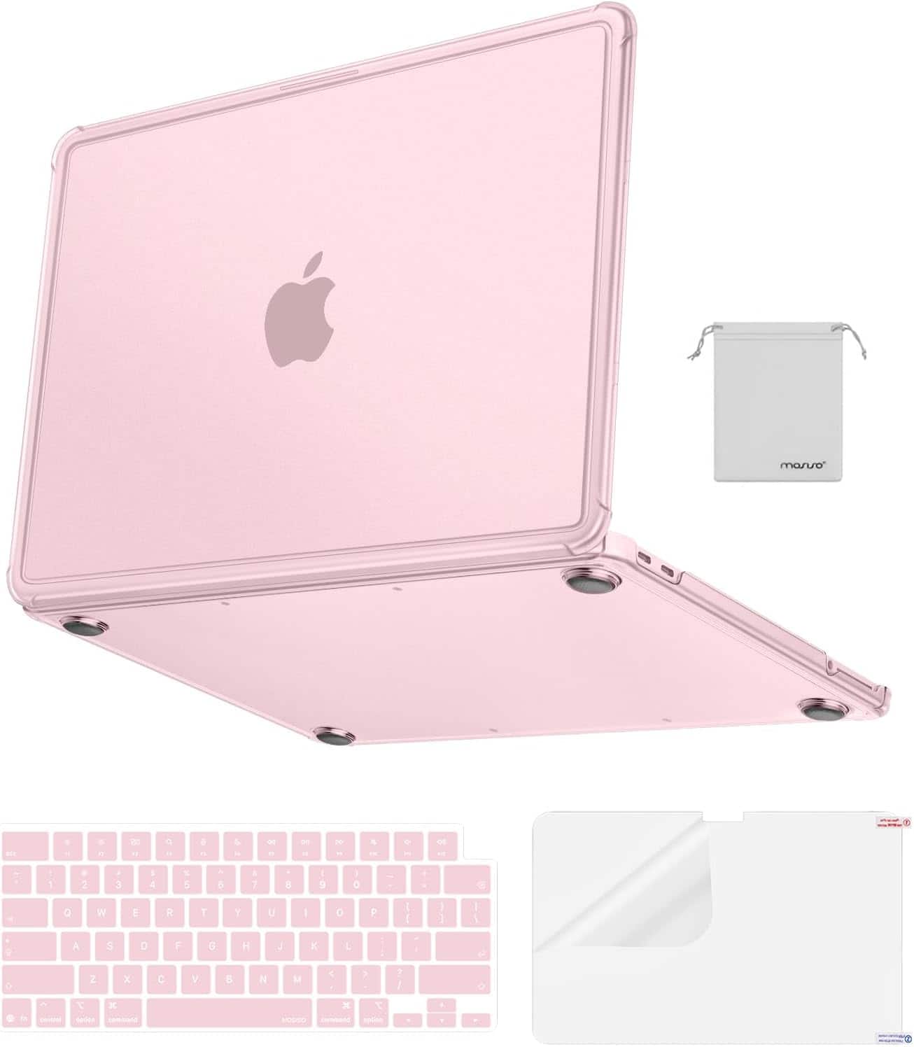 mosiso - Cover for MacBook Neo 13 inch A3404 A18 Pro 2026,4in1 Kit Precision Fit Matte Hard Shell Case with Reinforced Corners - Blush price history on PriceWatchPro