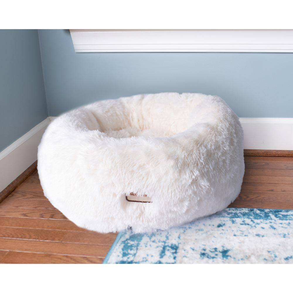 Back. Armarkat - Cuddle Bed Ultra Plush And Soft - White.