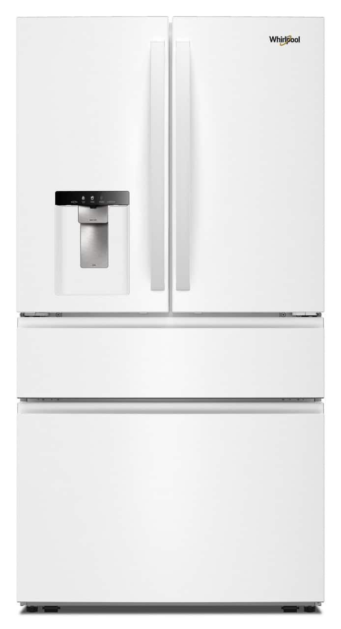 Whirlpool - 29 Cu. Ft. Family-Sized Capacity French Door Refrigerator with Flexible Temperature Drawer - White