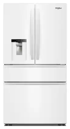 Whirlpool - 29 Cu. Ft. Family-Sized Capacity French Door Refrigerator with Flexible Temperature Drawer - White