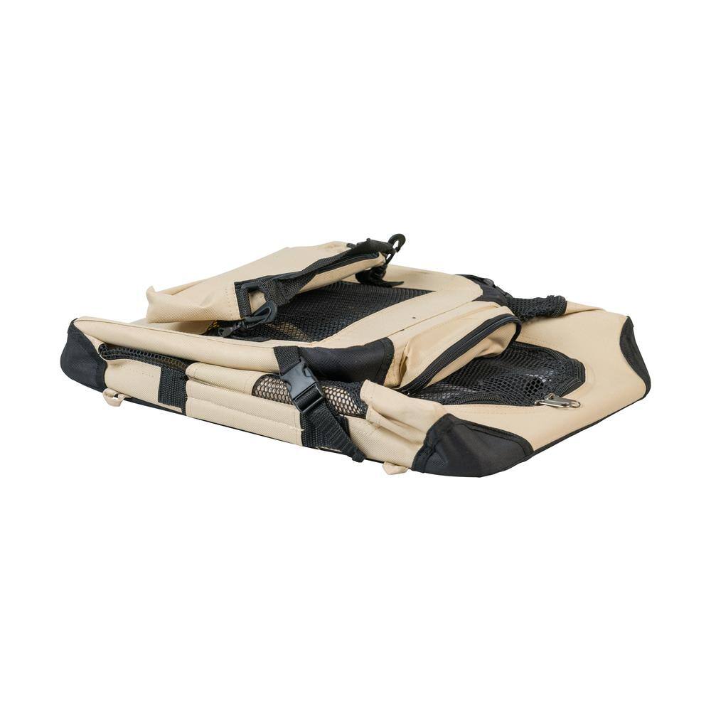 Alt View 4. Armarkat - Pet Carrier BeigeMultiple Pockets - Beige.