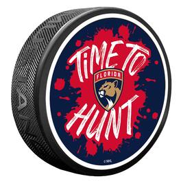 Mustang Drinkware - Florida Panthers Slogan Hockey Puck - Multicolor
