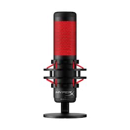 HyperX - QuadCast USB Gaming Microphone for PC, PS4, Mac - Condenser Mic with Anti-Vibration Shock Mount, Pop Filter, Gain