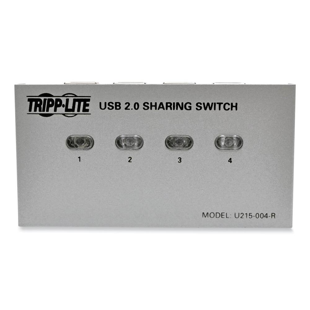 TRIPP-LITE  
USB 2.0 SHARING SWITCH  
1 2 3 4  
MODEL: U215-004-R