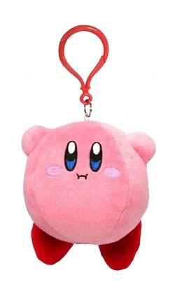Little Buddy - Kirby 3.5 Inch Plush Dangler | Hovering Kirby - Pink