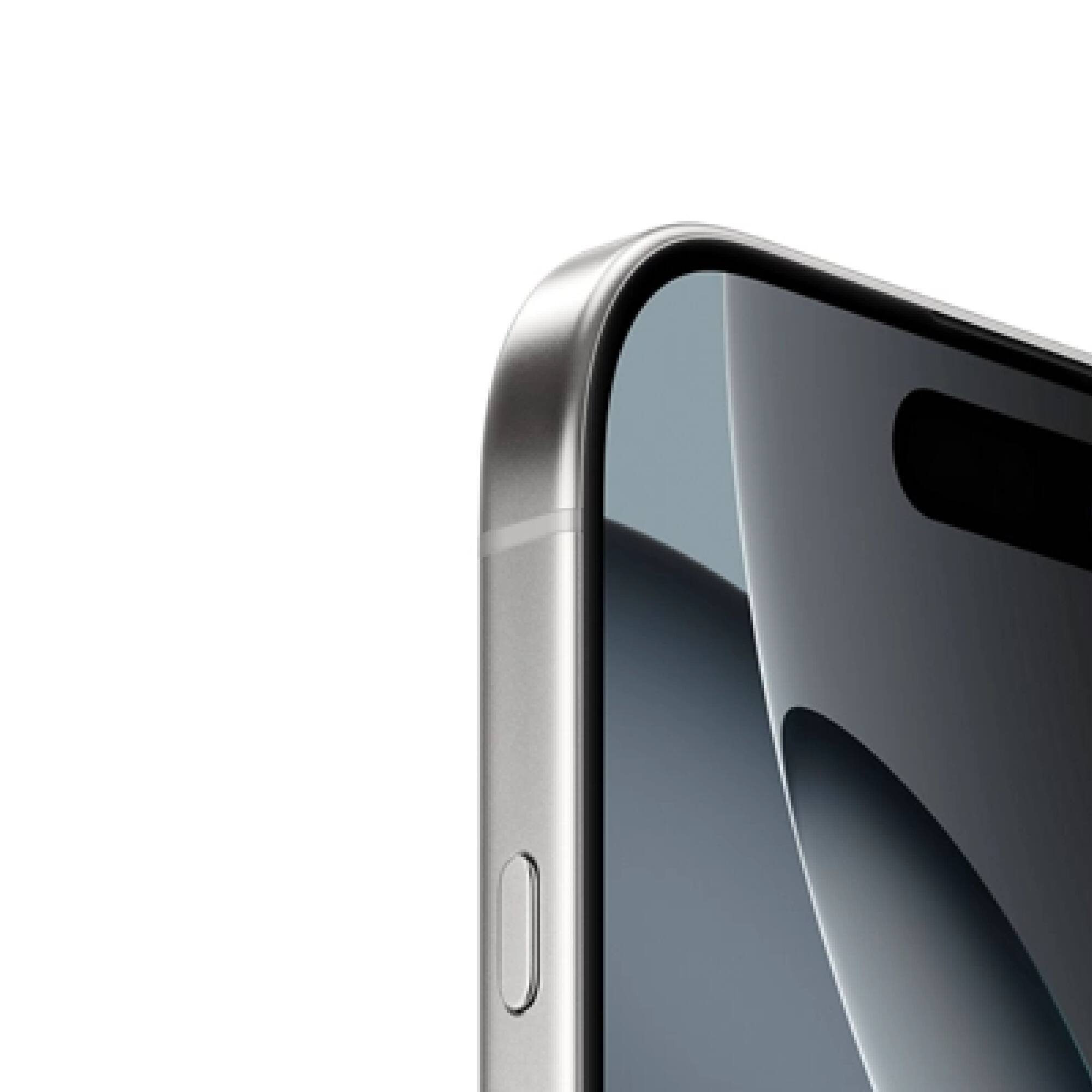 Angle. Apple - Refurbished Apple iPhone 16 Pro Max A3296 1TB White Titanium (Unlocked) - White Titanium.