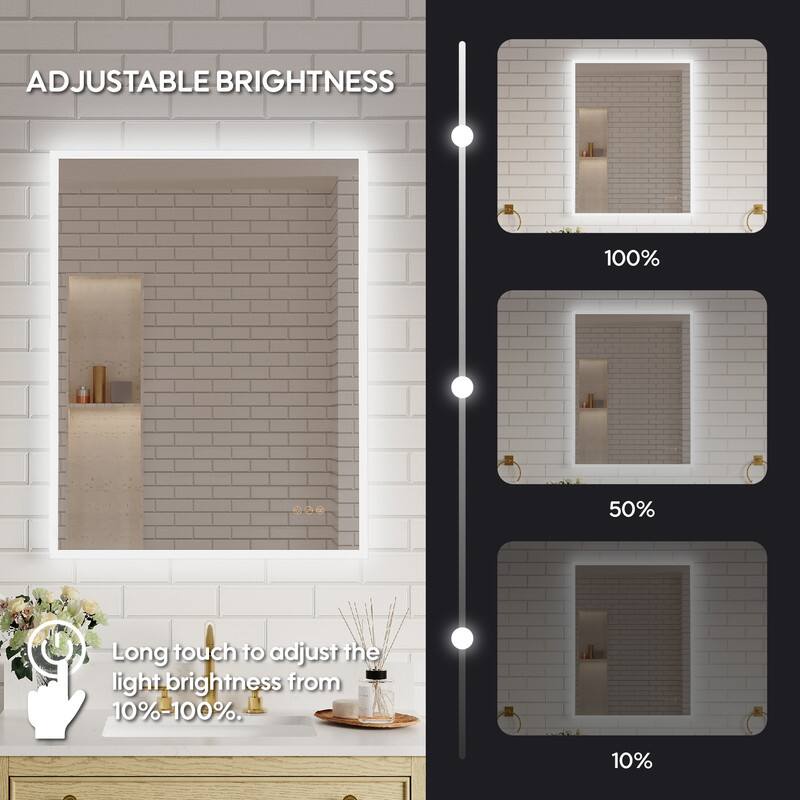 ADJUSTABLE BRIGHTNESS

100%  
50%  
10%

Long touch to adjust the light brightness from 10%-100%.
