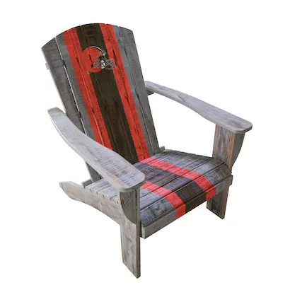 Front. Imperial - Cleveland Browns Wooden Adirondack Chair - Multicolor.
