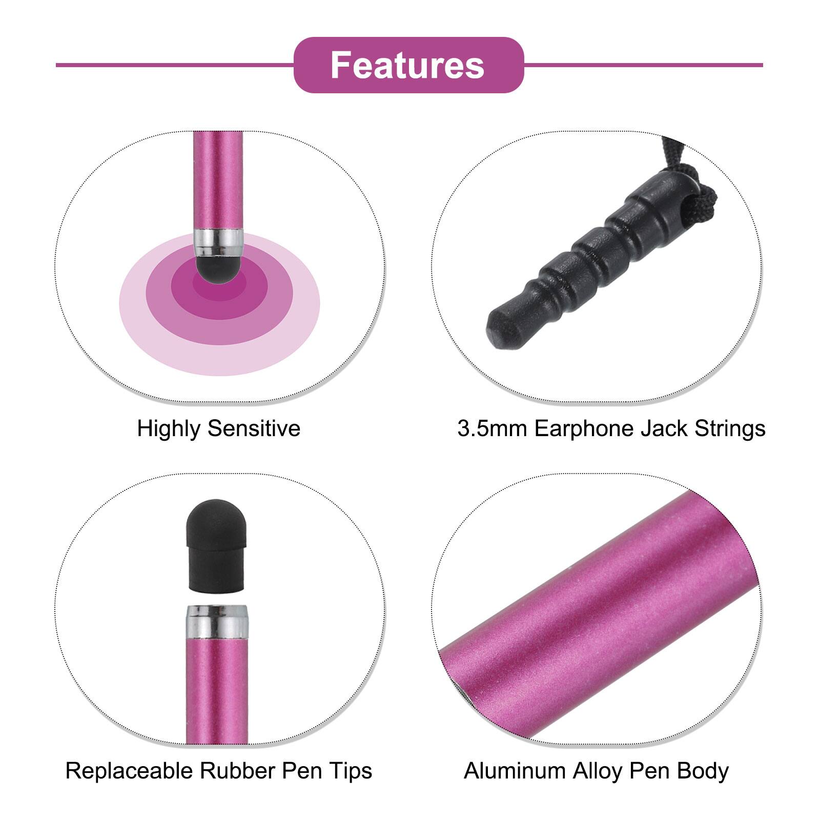 Features

- Highly Sensitive
- 3.5mm Earphone Jack Strings
- Replaceable Rubber Pen Tips
- Aluminum Alloy Pen Body
