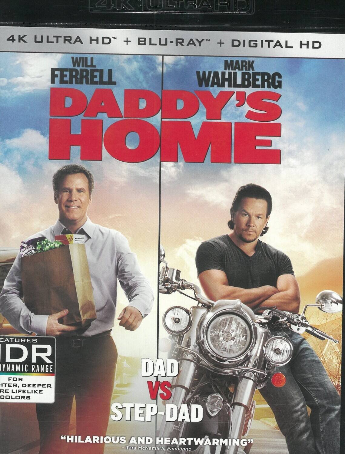 Front. Daddy's Home   - 4K Blu-Ray.