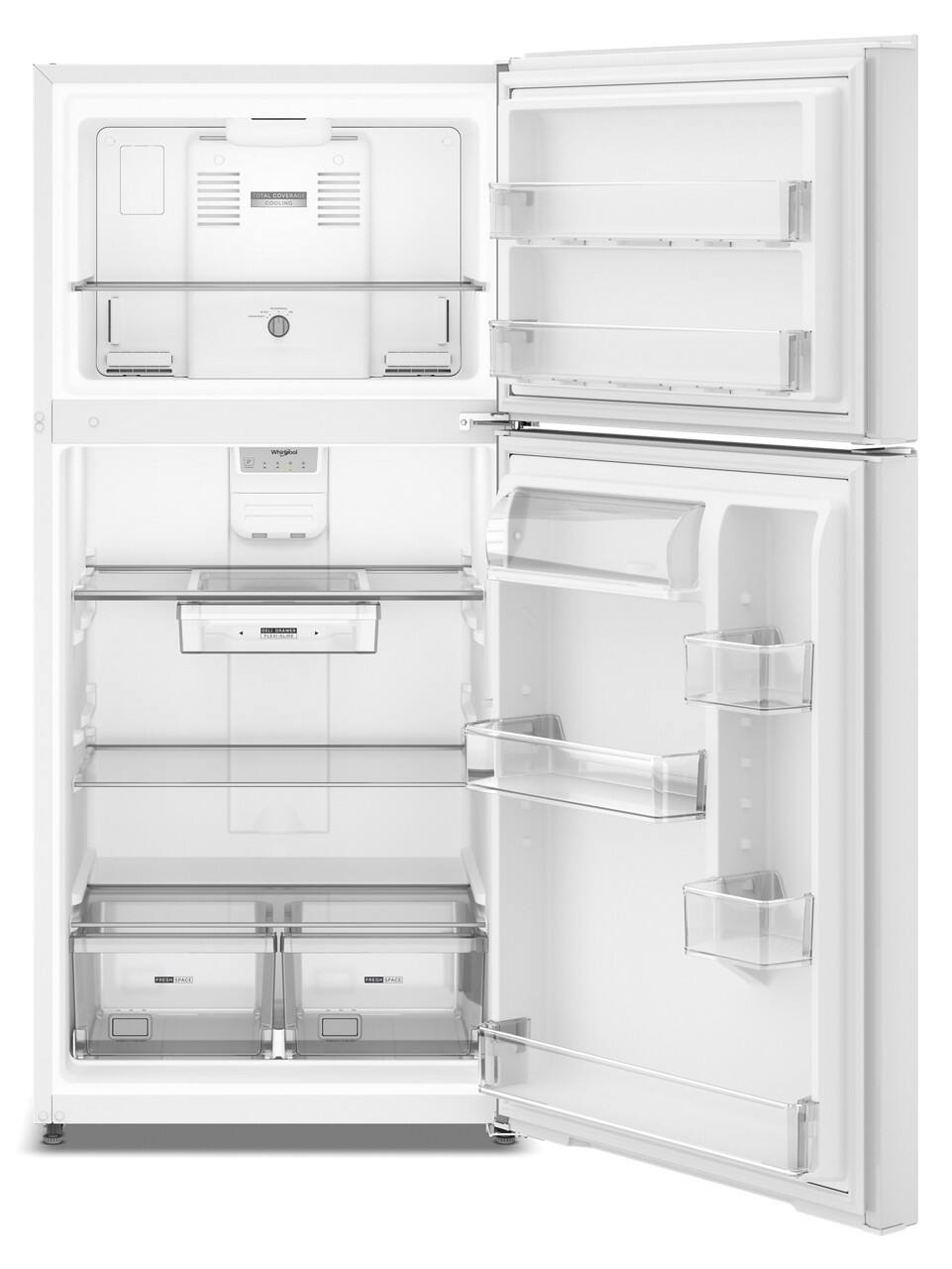 The text on the image reads:

- "TOTAL CONVECTION COOLING"
- "Whirlpool"
- "KEEP FRESH"
- "KEEP FRESH"