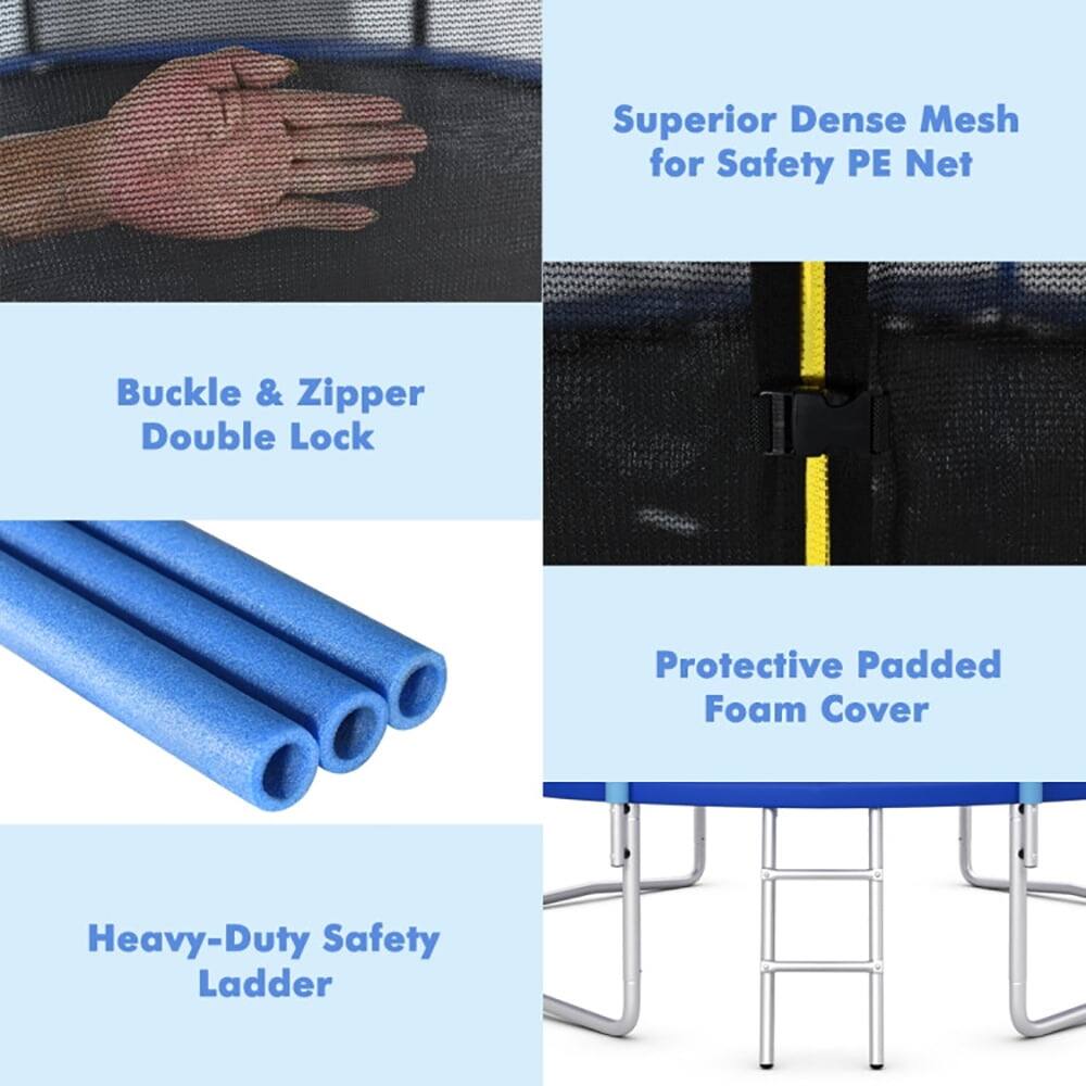 - Superior Dense Mesh for Safety PE Net
- Buckle & Zipper Double Lock
- Protective Padded Foam Cover
- Heavy-Duty Safety Ladder