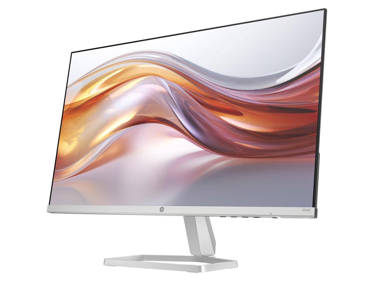 Alt View 1. HP - HP Series 5 23.8-Inch Full HD Computer Monitor 524sf 100Hz 300nits IPS Panel 5ms - Black/Silver.