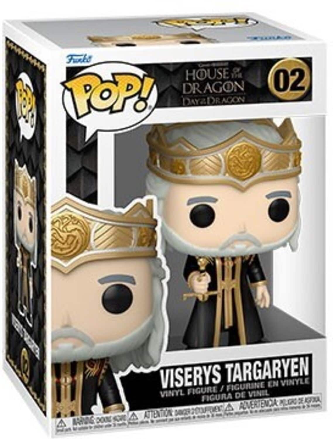 FUNKO POP! TELEVISION: Game of Thrones - House of the Dragon - Viserys Targaryen - COLLECTABLES - Multicolor