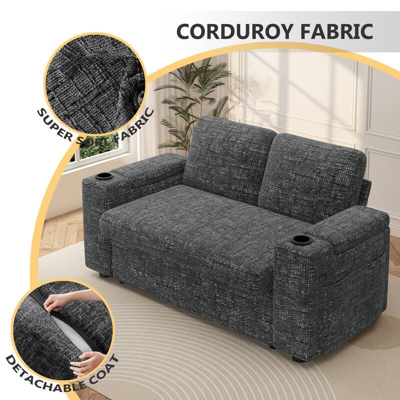 CORDUROY FABRIC

SUPER SOFT FABRIC

DETACHABLE COAT