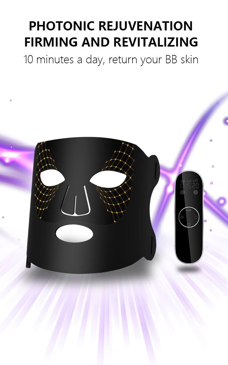 Numiere NumiereTime Keeper LED Face Mask Black 6701 - Best Buy