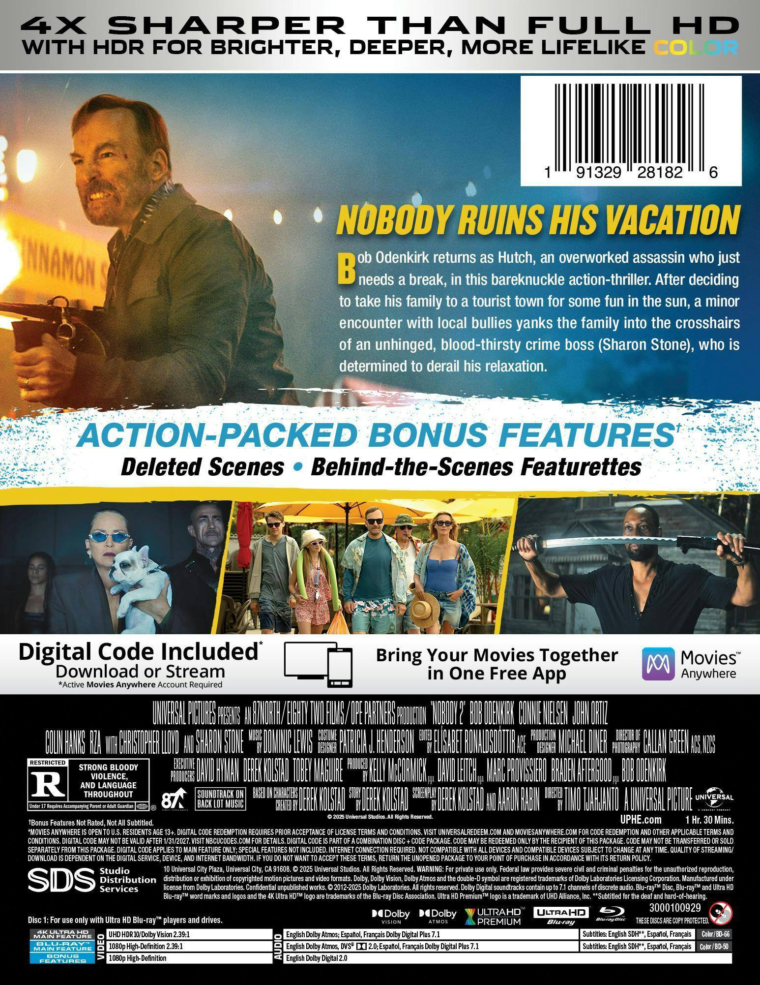 Angle. Nobody 2 (Limited Edition 4K Ultra HD Steelbook + Blu-ray + Digital) [UHD].