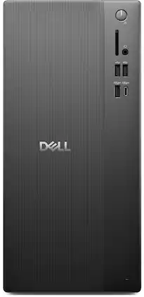 Dell - ECT1250 Tower Desktop - Intel Core Ultra 5 225, 16GB RAM, 8TB SSD, Intel UHD Graphics, Keyboard & Mouse, Windows 11 - Black