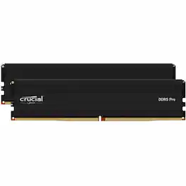 Crucial - CRUCIAL/MICRON - IMSOURCING Pro 96GB (2 x 48GB) DDR5 SDRAM Memory Kit - 96 GB (2 x 48GB) - DDR5-5600/PC5-44800 DDR5 - Unknown