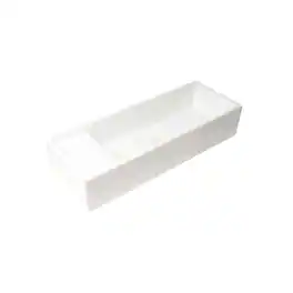 Alfi - 39" Above Mount Fireclay Bathroom Trough Sink - White