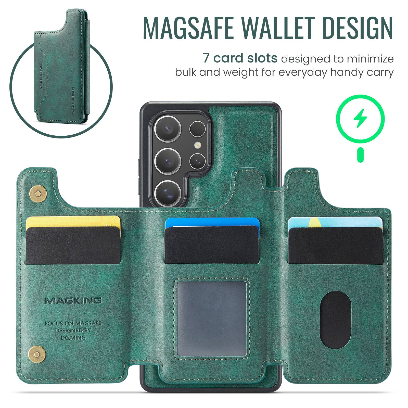 MAGSAFE WALLET DESIGN

7 card slots designed to minimize bulk and weight for everyday handy carry

MAGKING
FOCUS ON MAGSAFE
DESIGNED BY DG.MING
