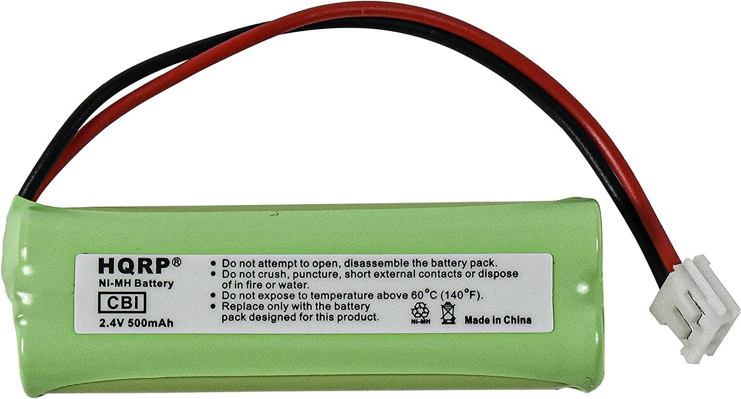 HQRP Ni-MH Battery CBI 2.4V 500mAh

Do not attempt to open, disassemble the battery pack. Do not crush, puncture, short external contacts or dispose of in fire or water. Do not expose to temperature above 60°C (140°F). Replace only with the battery pack designed for this product.

Ni-MH Made in China