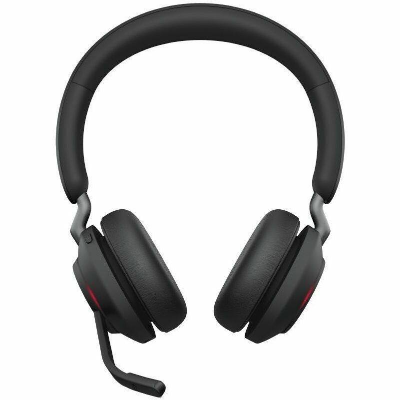 Alt View 4. Jabra - Jabra Evolve2 65 Headset - Microsoft Teams Certification - Stereo - Wireless - Bluetooth - 98.4 ft - On-ear - Blue.