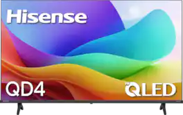 Hisense - 40" Class QD4 Hi-QLED Series Full HD 1080P Smart Roku TV (2026)