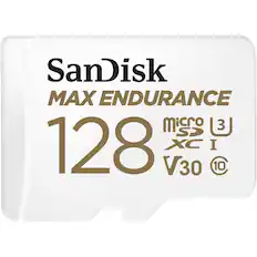 SanDisk MAX ENDURANCE
128 GB
microSDXC I
V30 C10