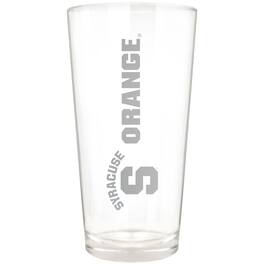 Great American Products - Syracuse Orange Etched 16oz. Vertical Rally Cry Pint Glass - Multicolor