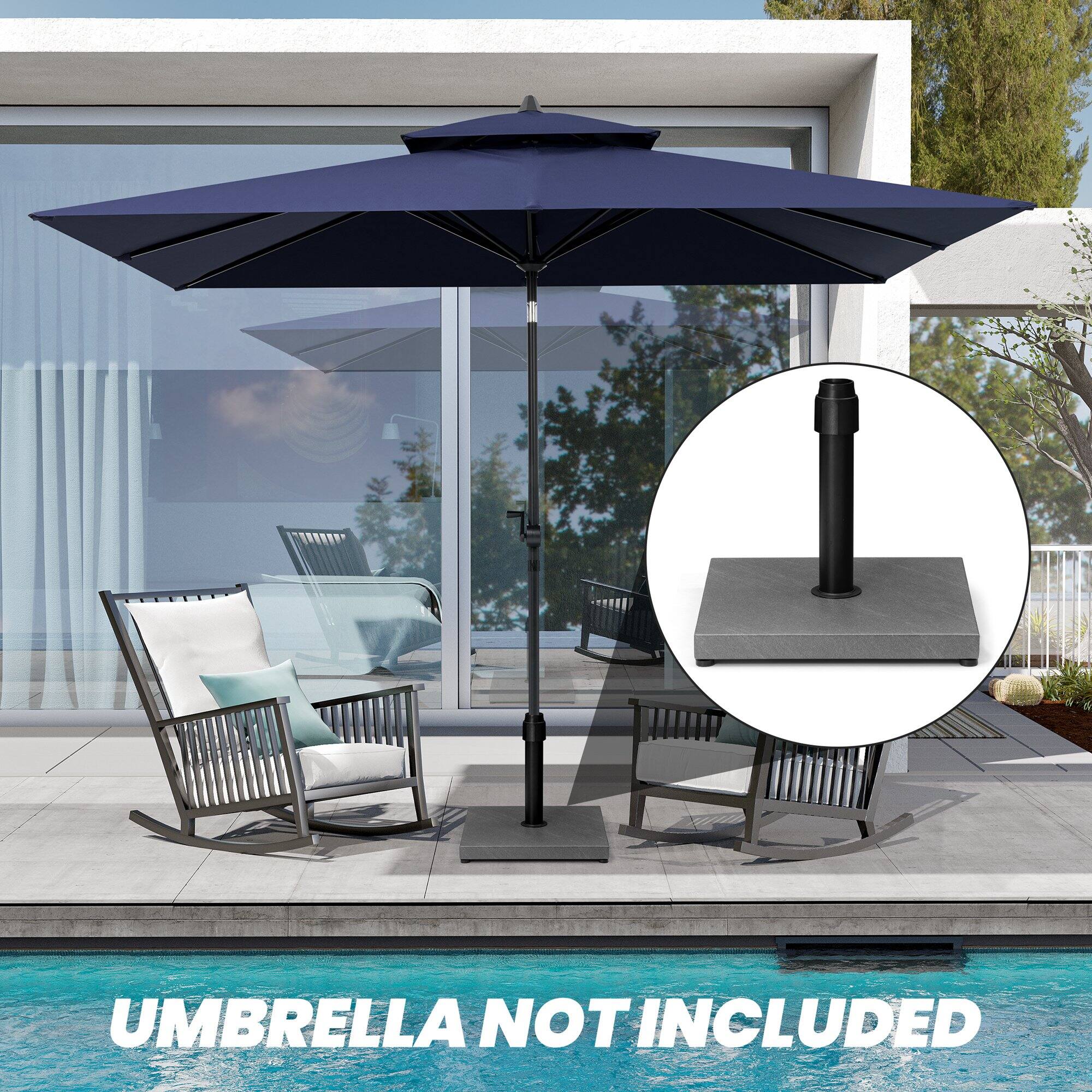 UMBRELLA NOT INCLUDED