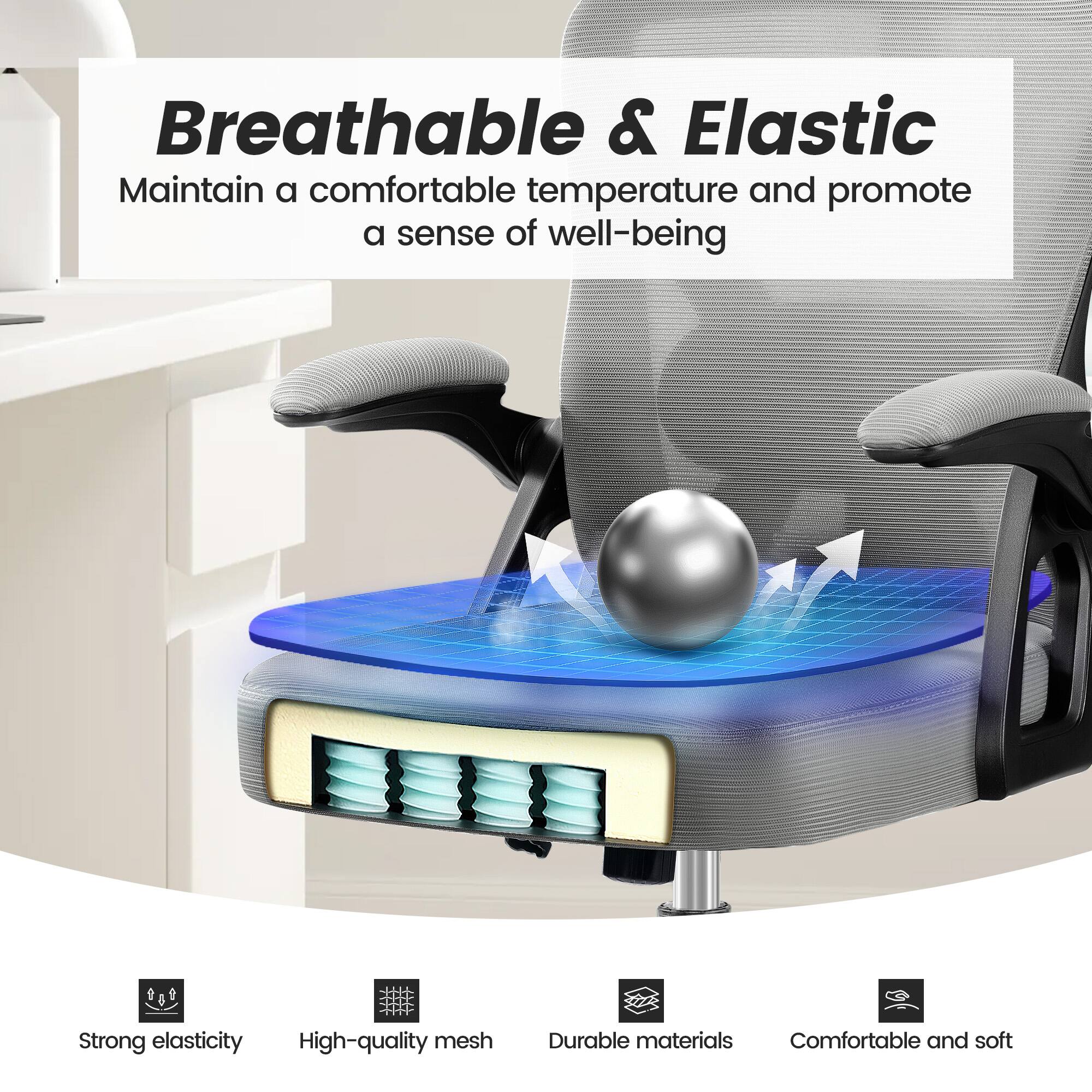 Breathable & Elastic
Maintain a comfortable temperature and promote a sense of well-being
Strong elasticity
High-quality mesh
Durable materials
Comfortable and soft