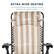 EXTRA WIDE SEATING
An oversized steel frame features sturdy armrests for added support
24.25"
29.75"
