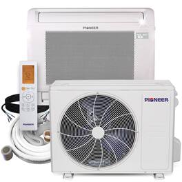 Pioneer - Quantum Ultra 16,000 BTU 1.5 Ton Mini Split 23.8 SEER Floor-Mounted Console Air Conditioner with Heat Pump 230-Volt - White