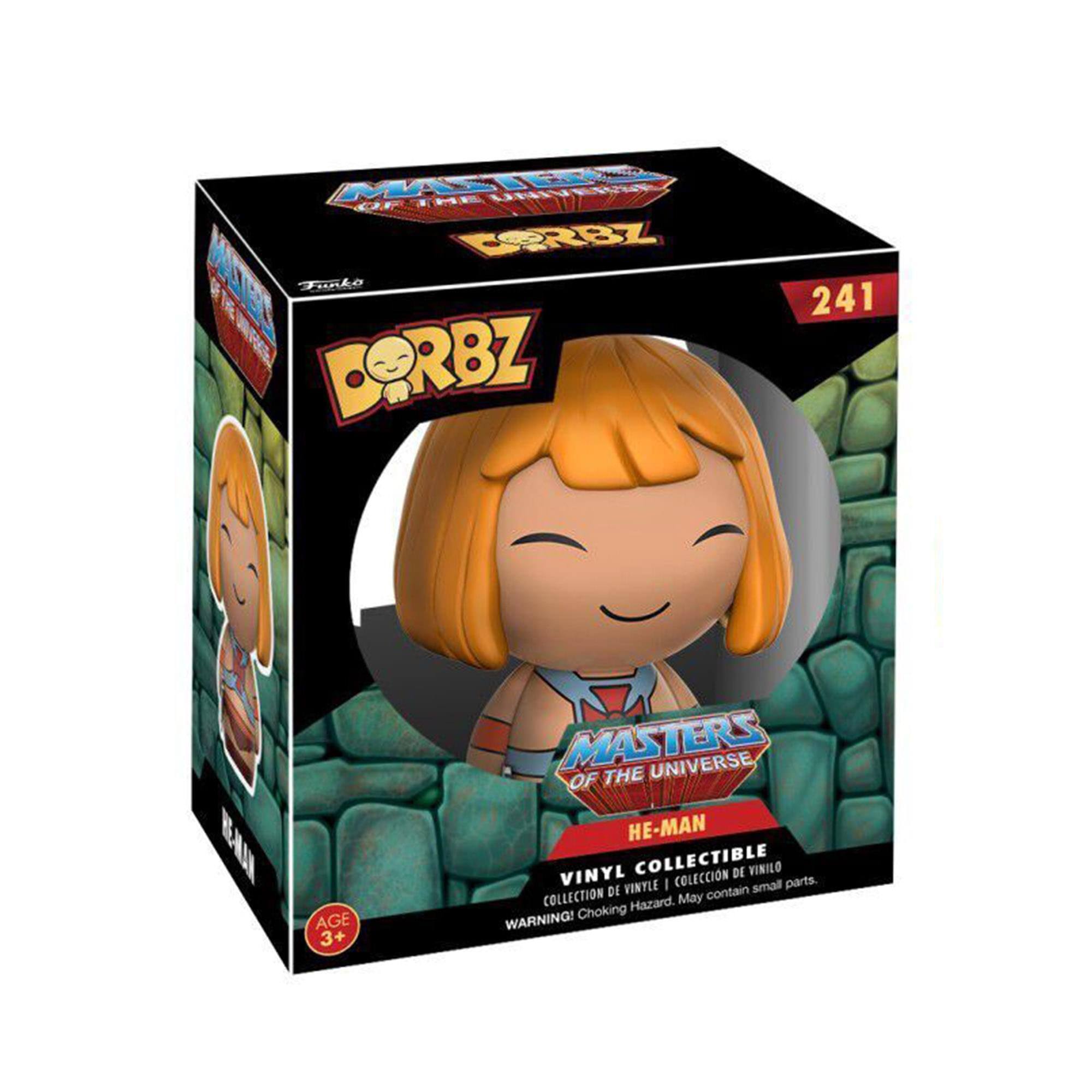 **Masters of the Universe**

**DORBZ**

**241**

**He-Man**

**Vinyl Collectible**

**Collection de Vinilo | Colección de Vinilo**

**Warning! Choking Hazard. May contain small parts.**

**Age 3+**