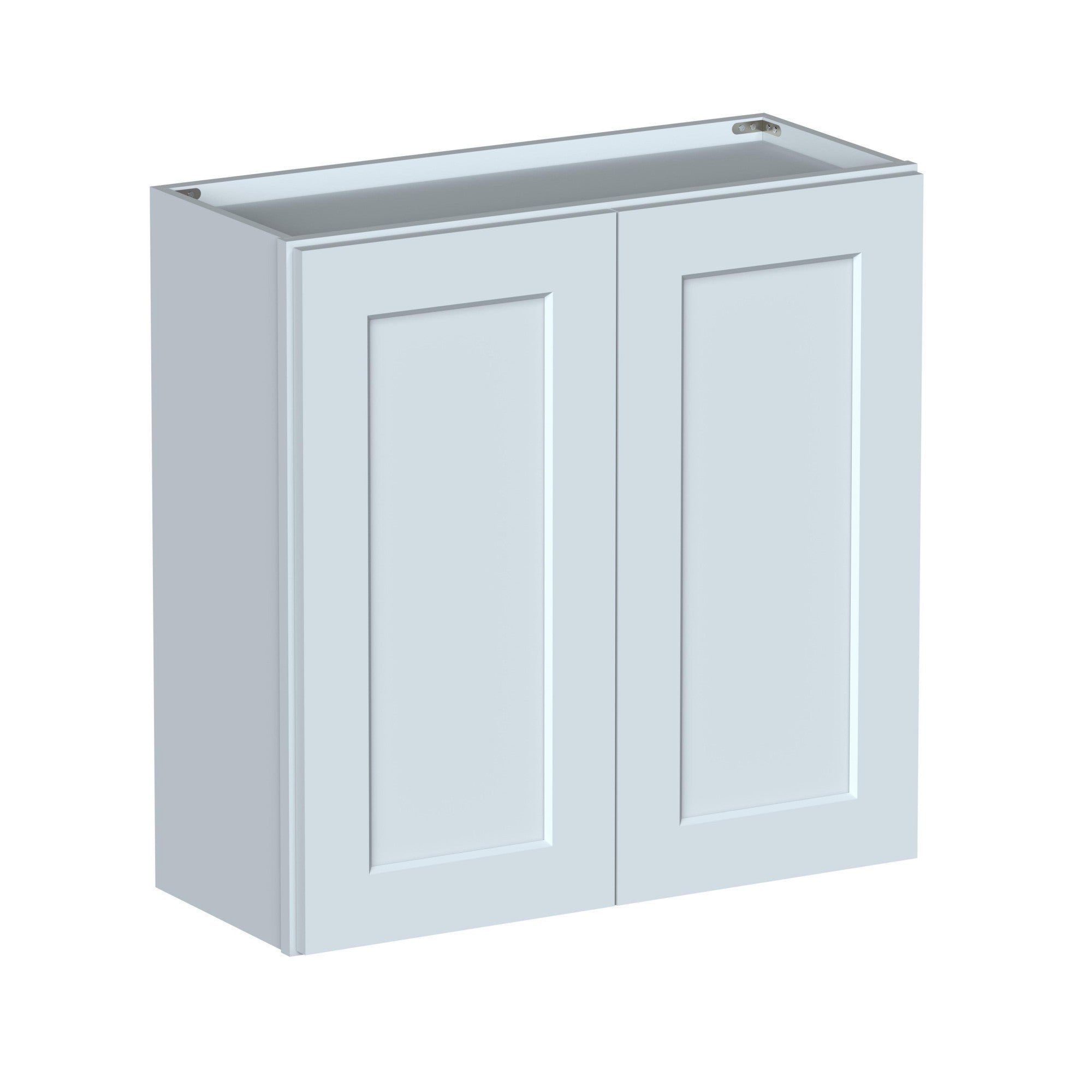 Alt View 1. Boyel Living - 30in.W x12in.D x30in.H Dove Gray WALL CABINET Fully assembled Cabinet With Two HDF Doors - Gray.