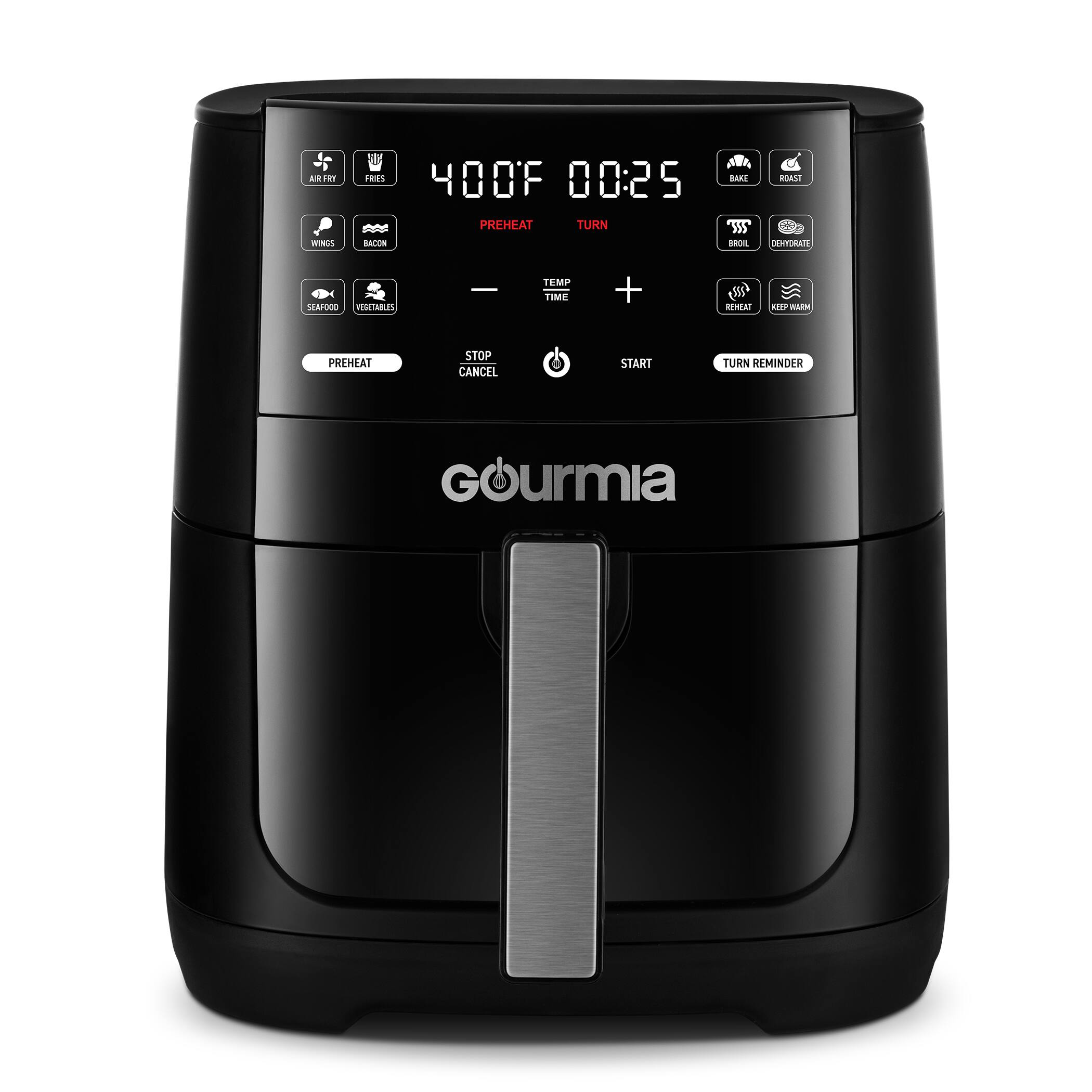 Best Buy Gourmia 6 Quart Digital Air Fryer Black GAF612
