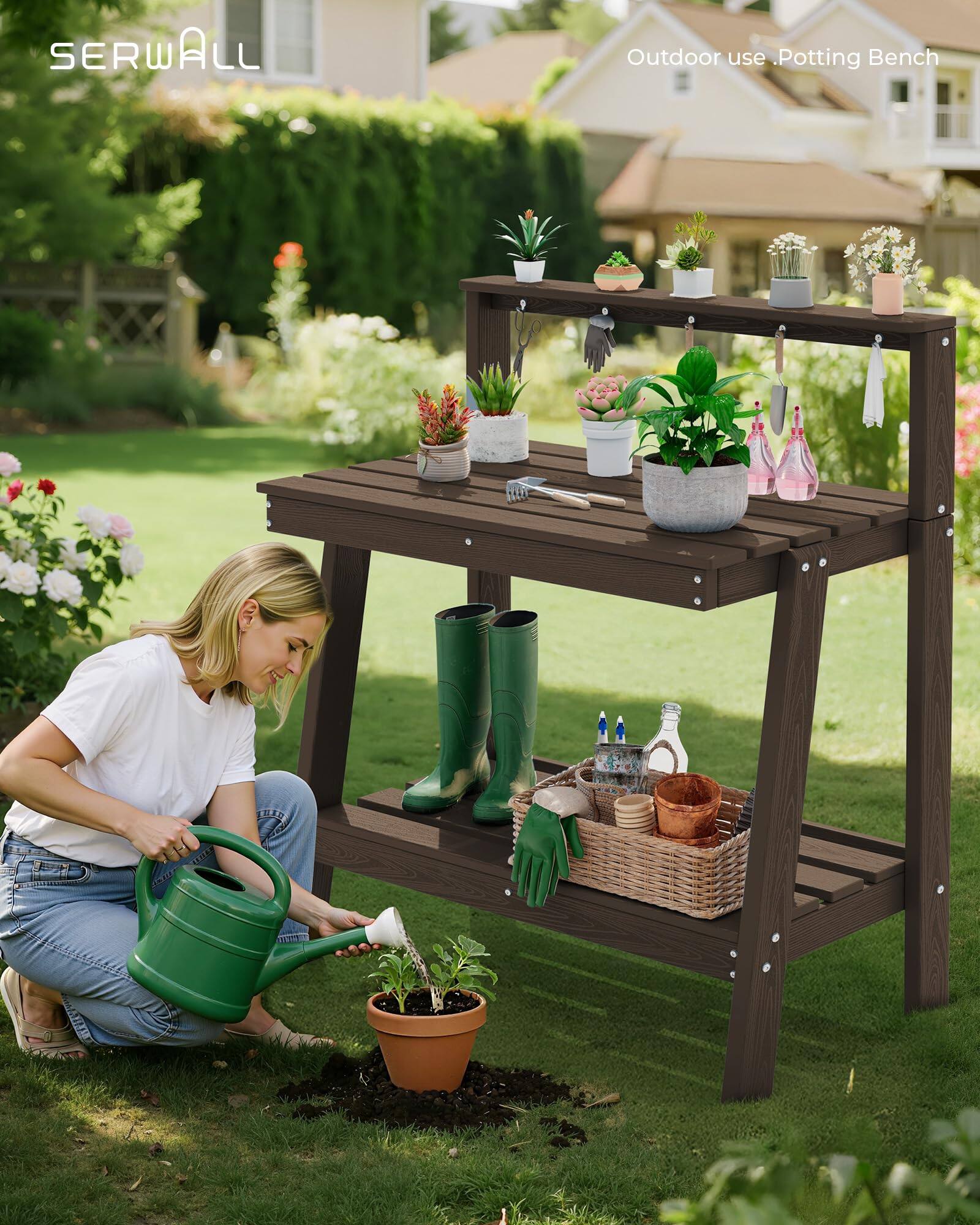 SERWALL Outdoor use .Potting Bench