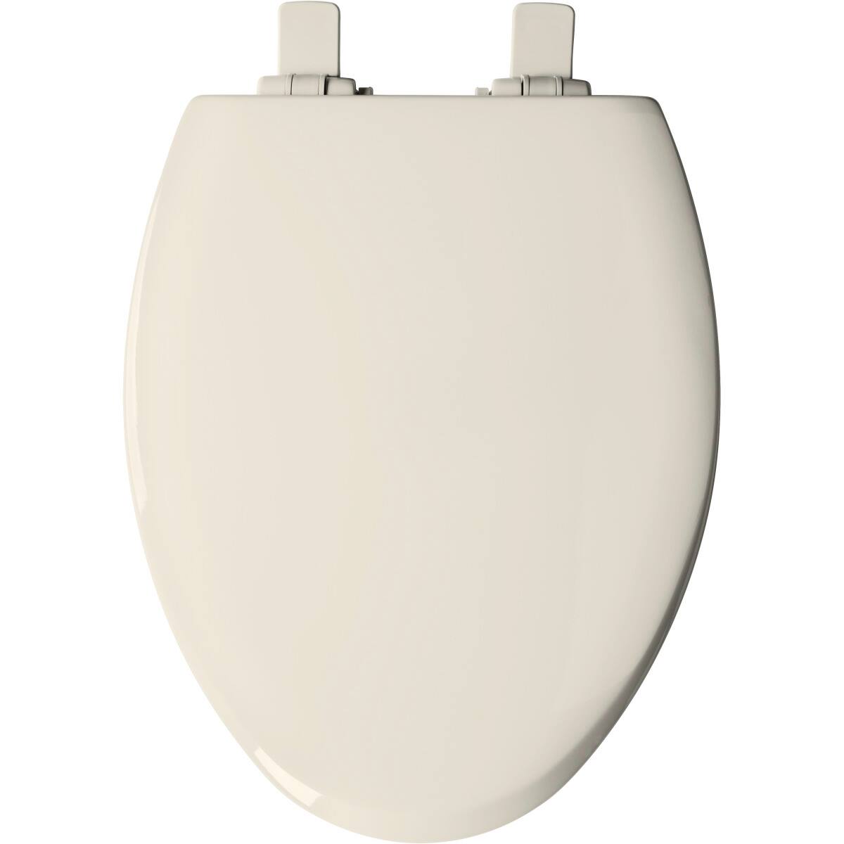 Angle. BEMIS - NextStep2 Children's Elongated Closed Front Toilet Seat in Biscuit - Biscuit.