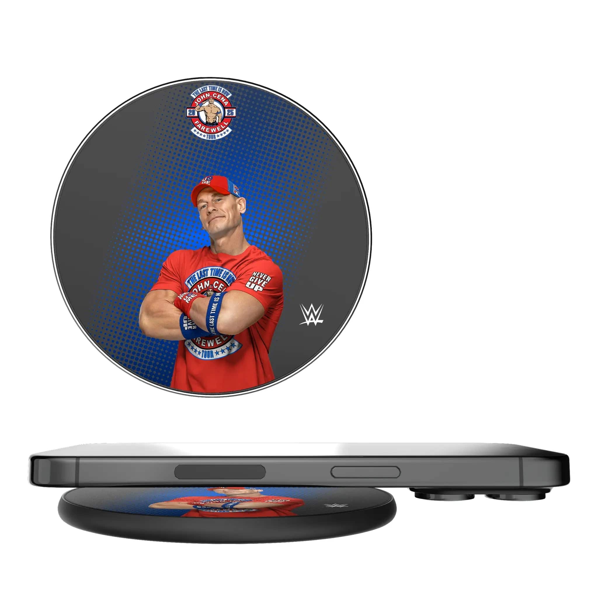 Keyscaper - WWE Superstar 15-Watt Wireless Charger - John Cena Farewell Tour