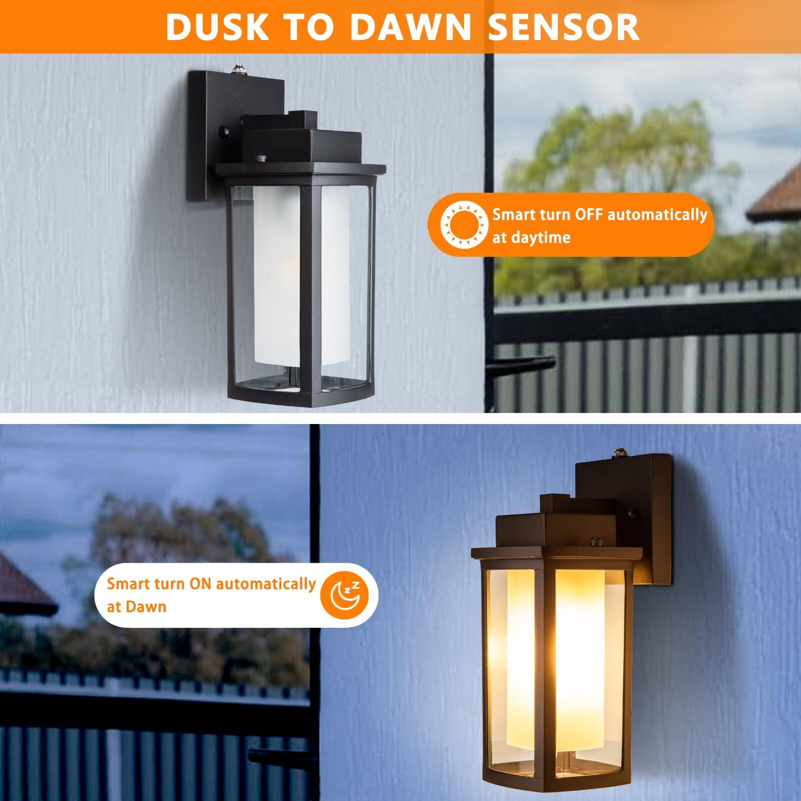 DUSK TO DAWN SENSOR

- Smart turn OFF automatically at daytime
- Smart turn ON automatically at Dawn
