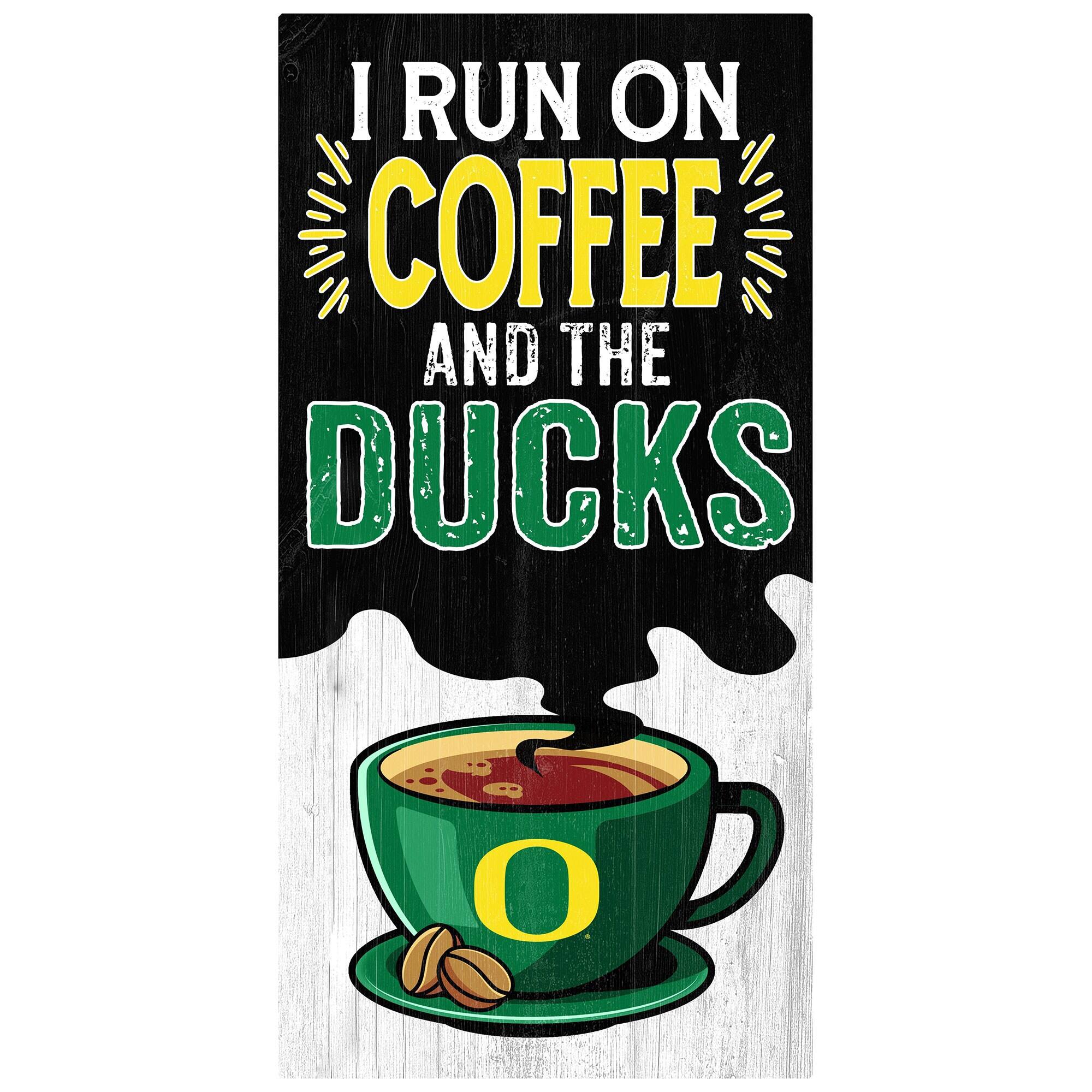 Oregon Ducks 6" x 12" Coffee Wall Art
