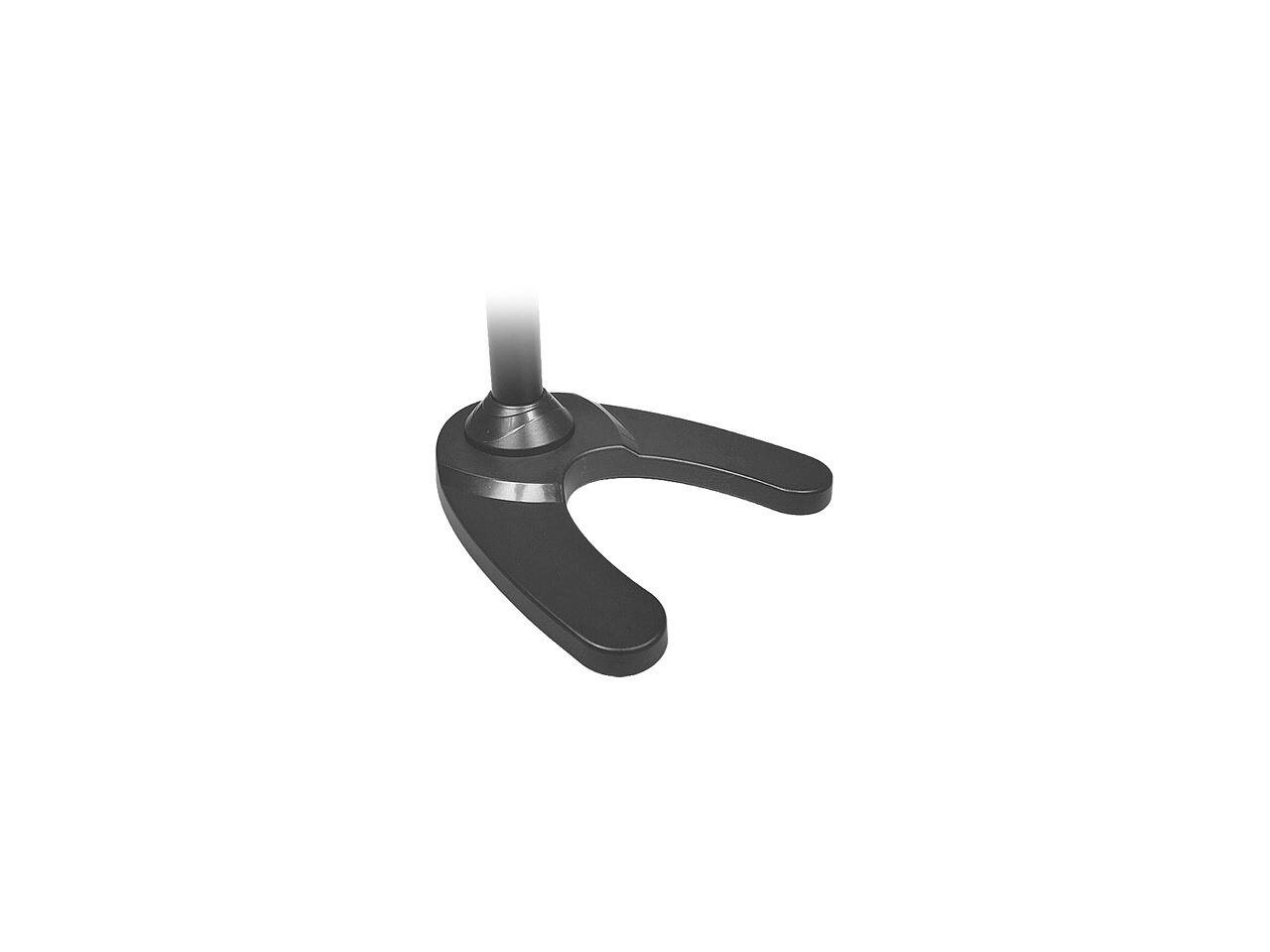 Alt View 3. SIIG - Dual Monitor Desk Stand - 13" To 27" - Black.