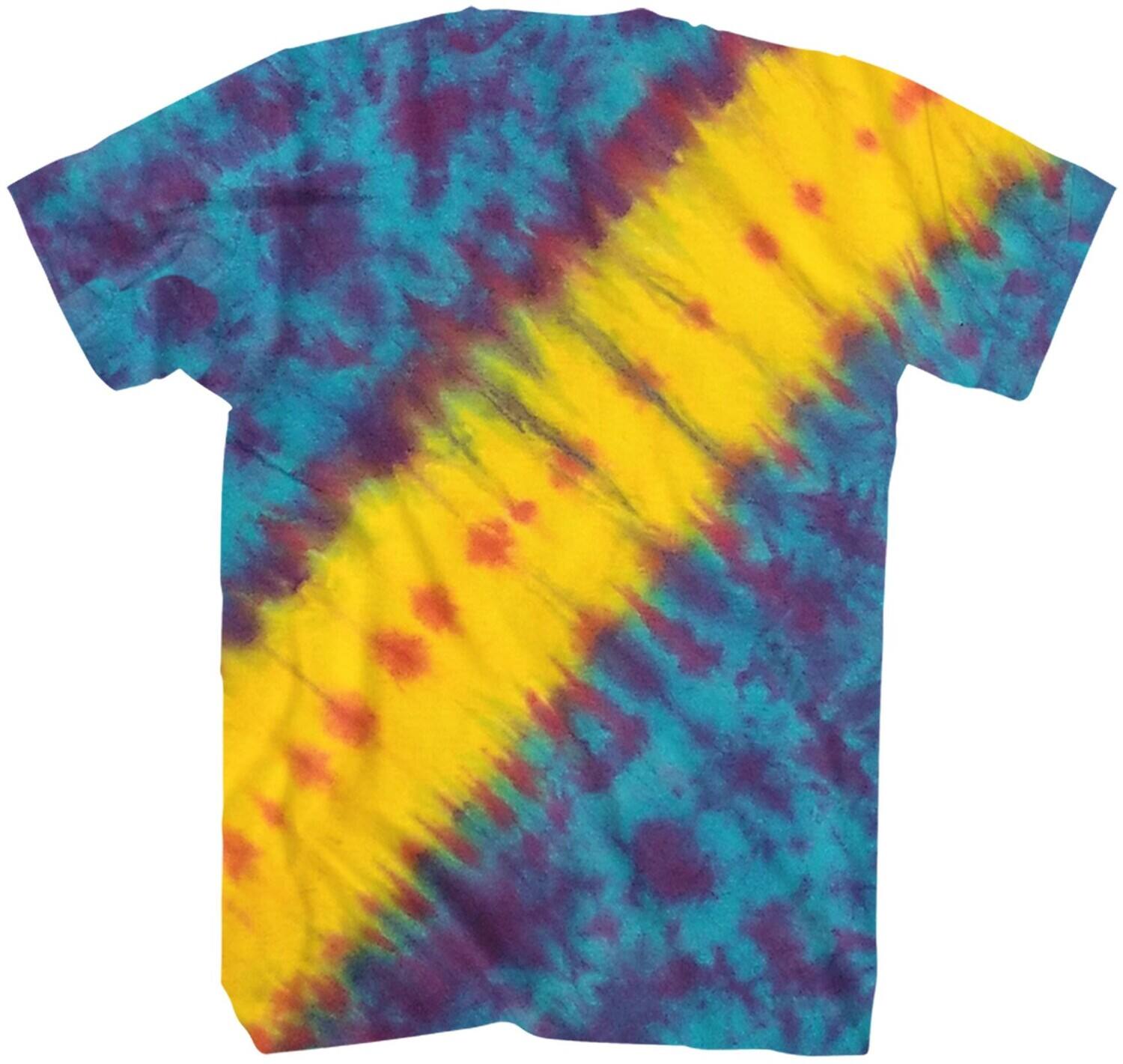 Alt View 1. PopMarket - Grateful Dead - Grateful Dead - Bertha Verticle Tie Dye T-Shirt - 2XL Tie-Dye 20GFD107A5   - APPAREL - Multicolor.