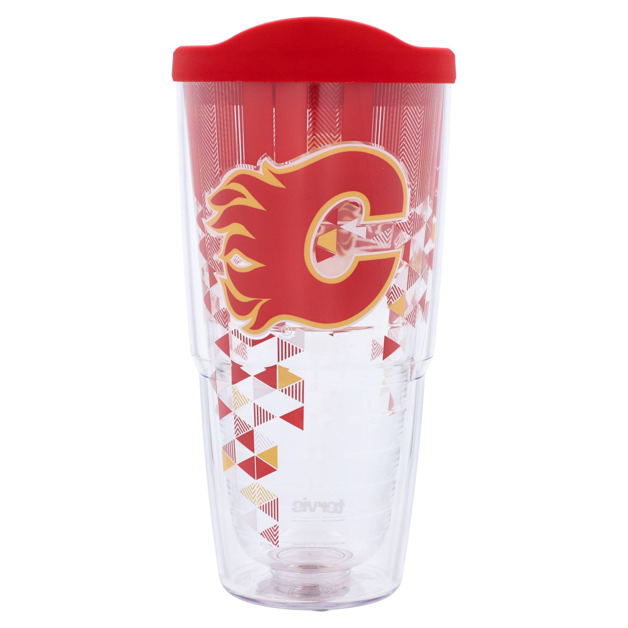 Front. Tervis - Calgary Flames 24oz. Shatter Classic Tumbler - Multicolor.