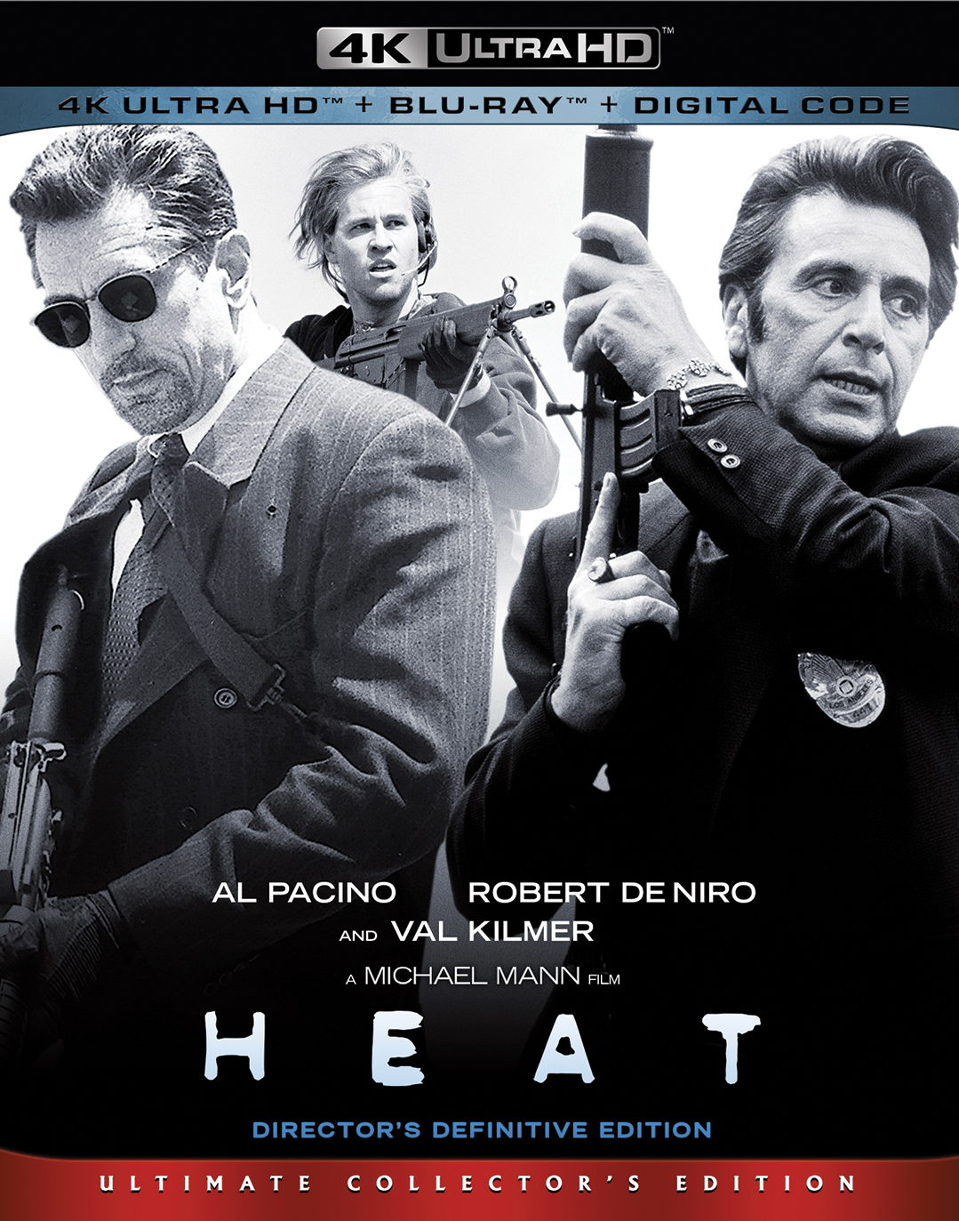 Heat [Includes Digital Copy] [4K Ultra HD Blu-ray/Blu-ray] [1995] - Best Buy