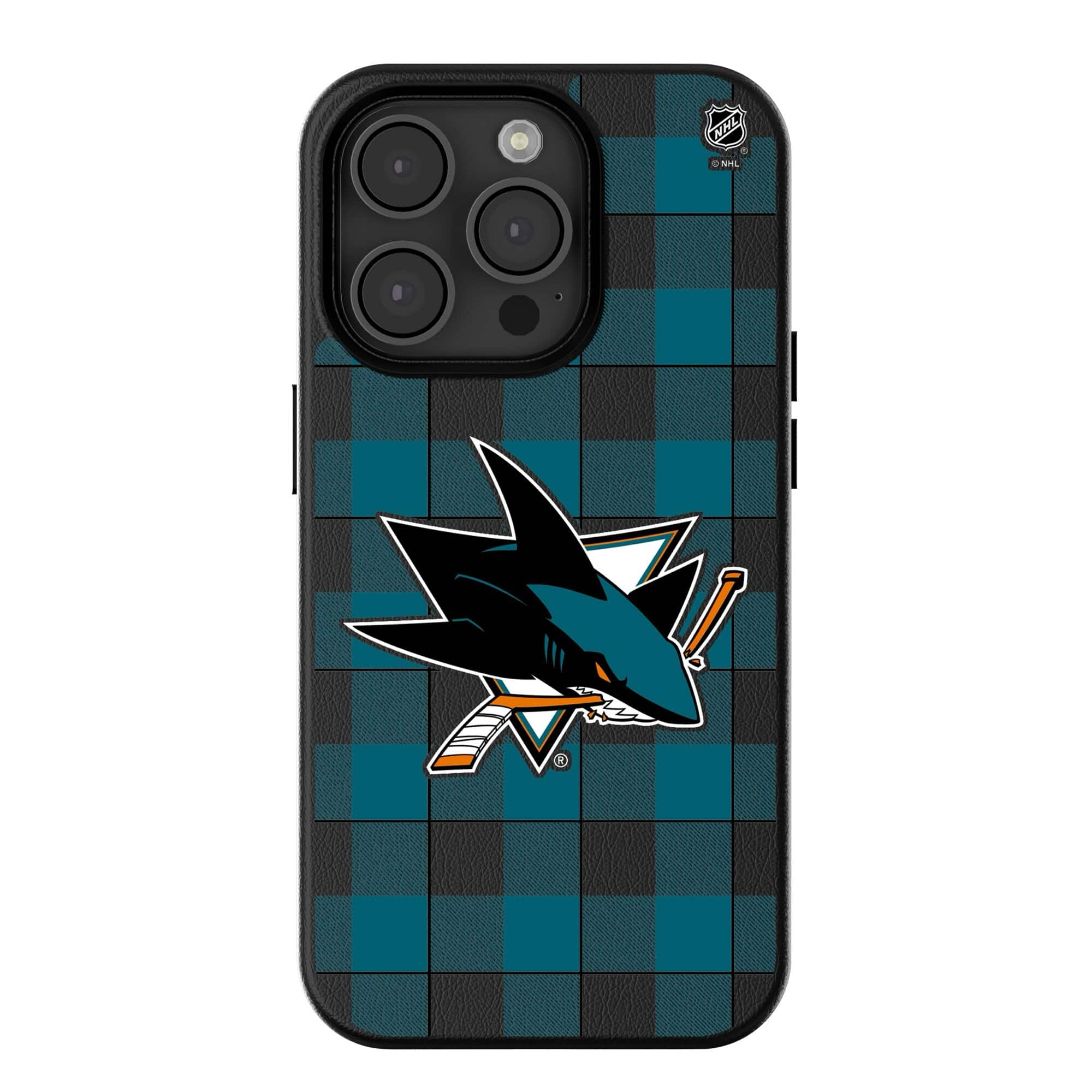Keyscaper - NHL - San Jose Sharks Plaid iPhone Magnetic Bump Case - 16 Pro Max - Black price history on PriceWatchPro