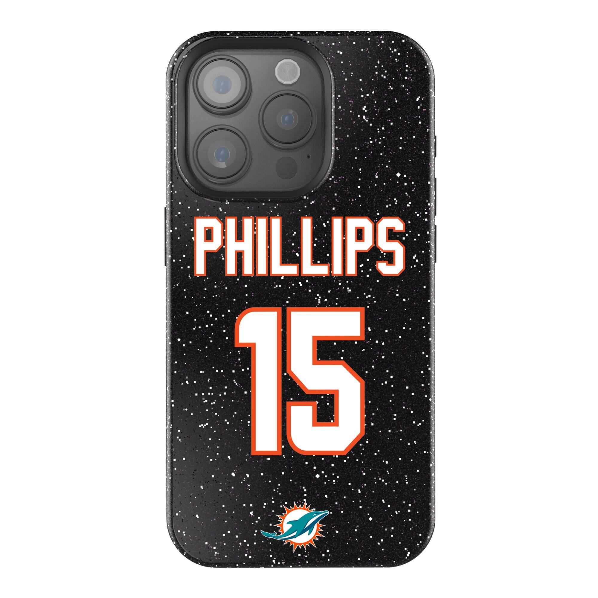 Keyscaper NFL Jaelan Phillips Miami Dolphins Bling iPhone Case 16